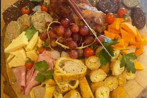 Charcuterie and cheese sharing board at The Horse and Jockey Bentley
